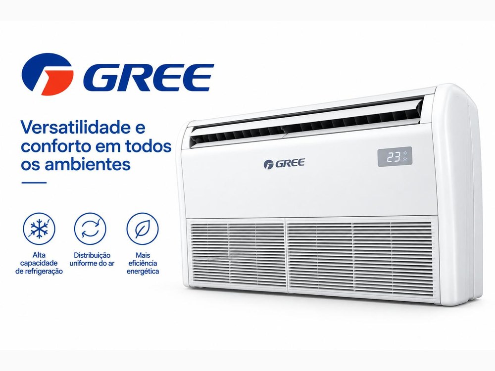 Ar condicionado Gree Piso-teto instalado